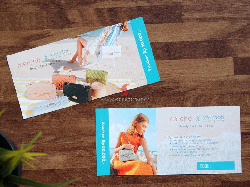 Cetak Voucher QR - Merche x Wardah