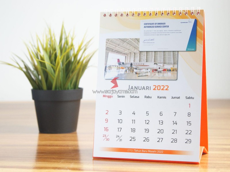 Cetak Kalender 2022 WJA