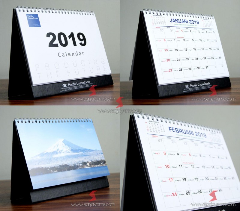 Kalender Meja 2019 Pacific Consultans