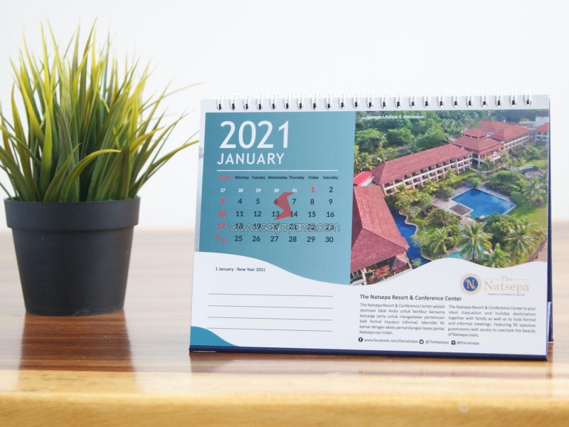 Kalender Meja 2021 Natsepa