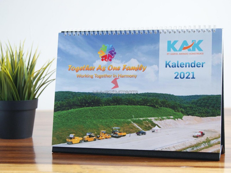 Kalender Meja 2021 PT KAK