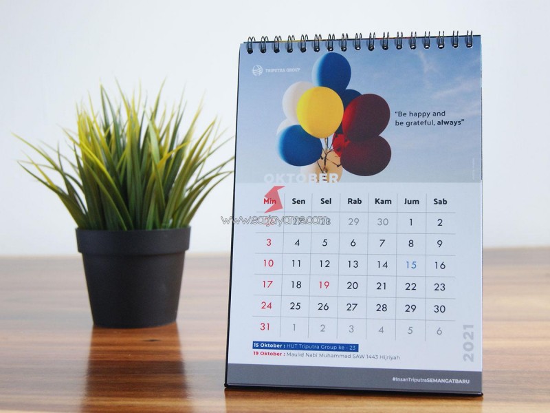 Kalender Meja 2021 Tri Putra Group