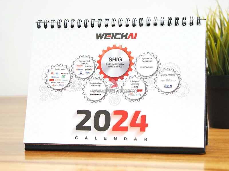 Kalender Meja 2024 - PT Weichai Indonesia Utama