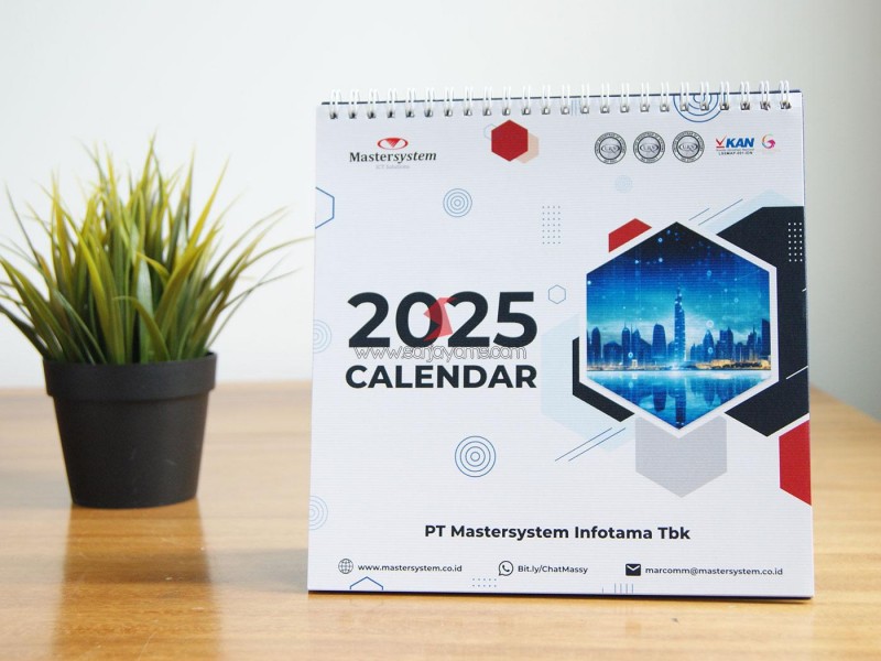 Kalender Meja 2025 - Mastersystem