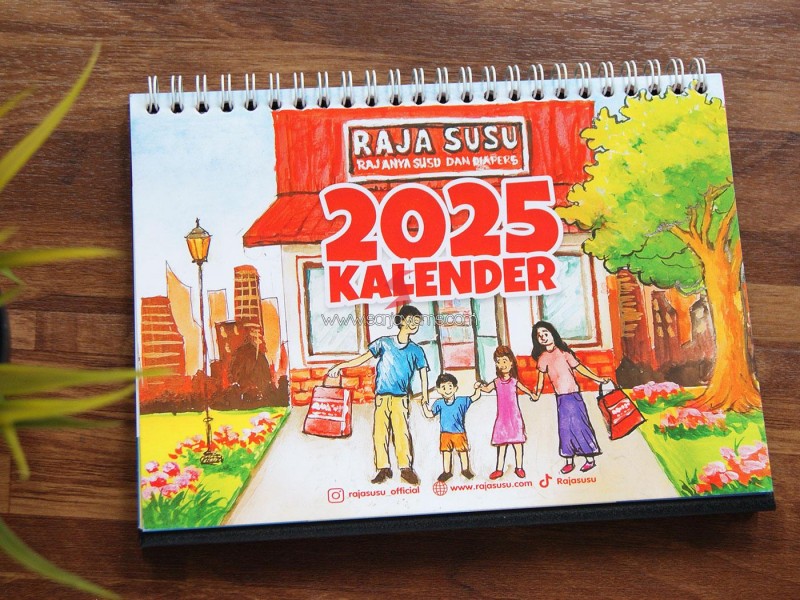 Kalender Meja Perusahaan - Raja Susu