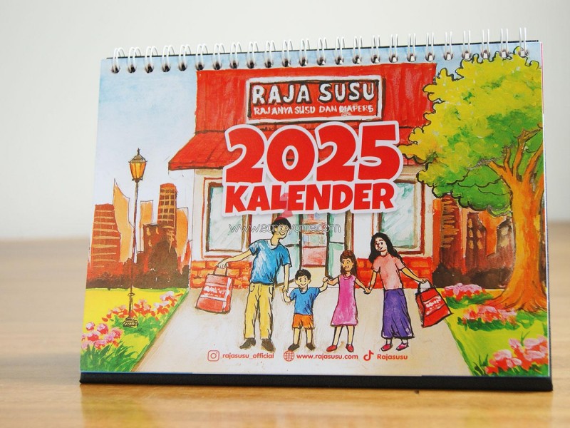 Kalender Meja 2025 - Raja Susu