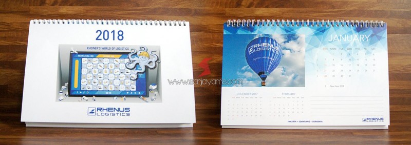 Kalender Meja PT Rhenus