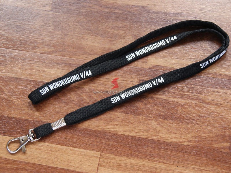 Produksi Lanyard Sablon Sekolah - SDN Wonokusomo