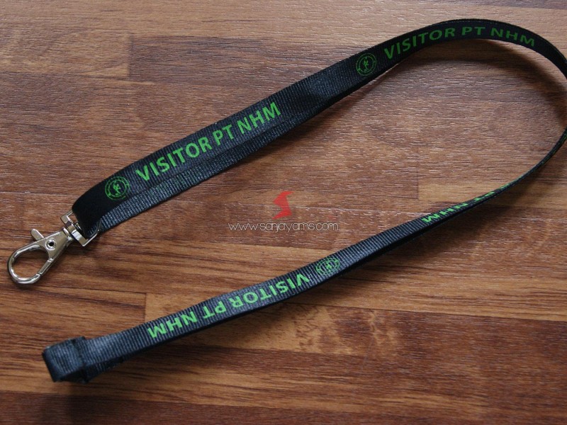 Cetak Lanyard Sablon Perusahaan - Visitor