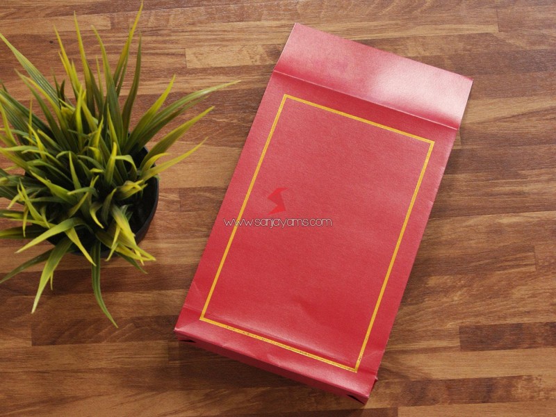 Paperbag Amplop - Merah Maroon