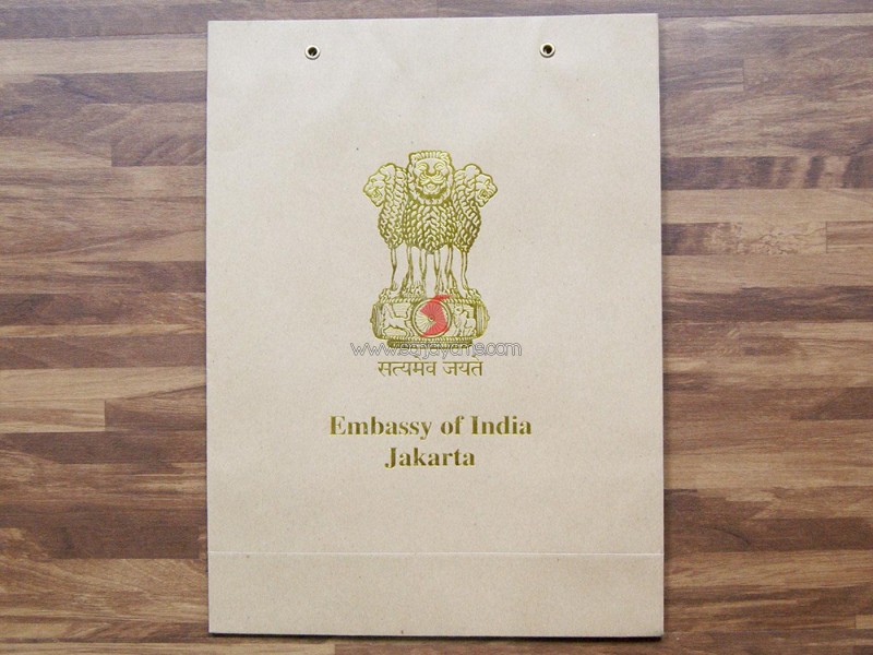Paperbag Embassy of india jakarta