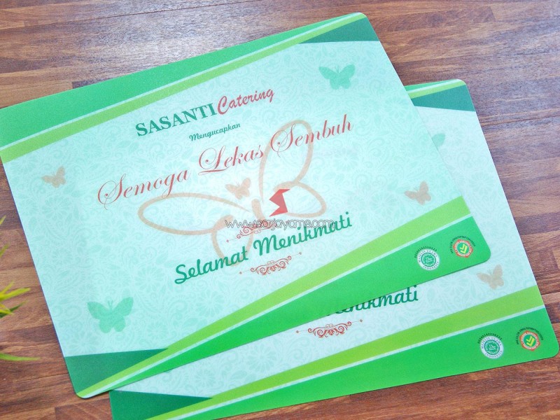 Placemat - Tatakan Piring - Sasanti Catering