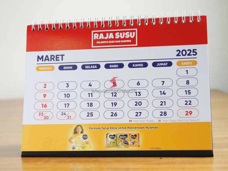 Produksi Kalender Meja