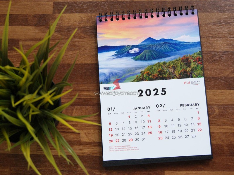 Produksi Kalender Meja