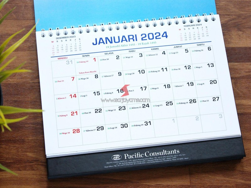 Produksi Kalender Perusahaan 2024 - Pacific Consultants