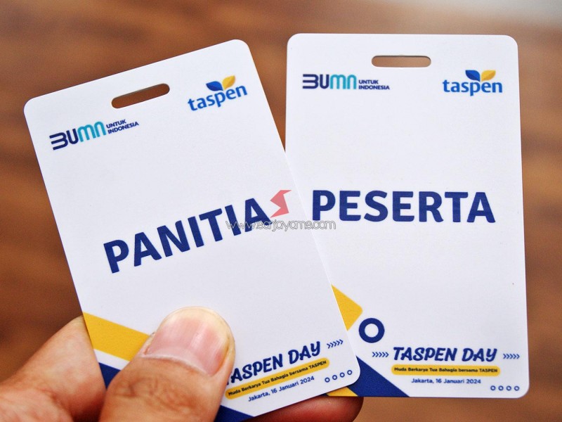 Produksi Name Tag Custom -Taspem