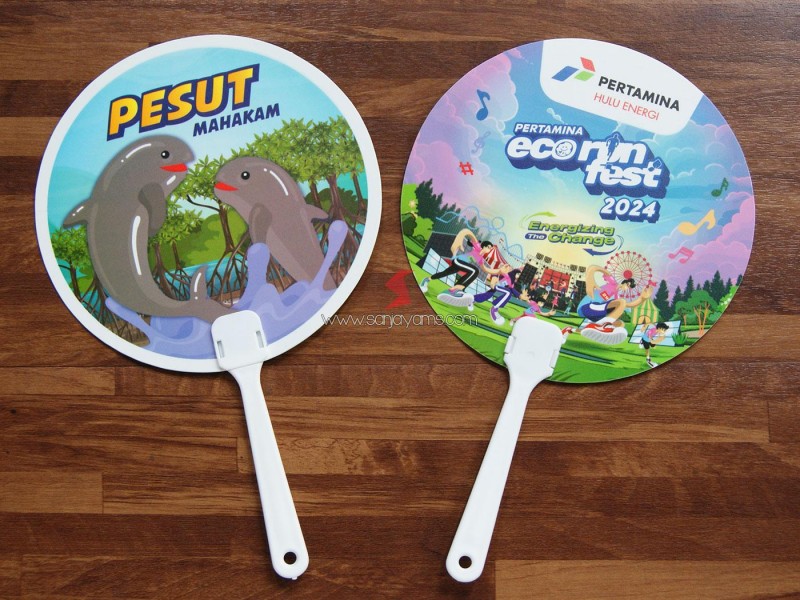 Souvenir Kipas Promosi - Pertamina