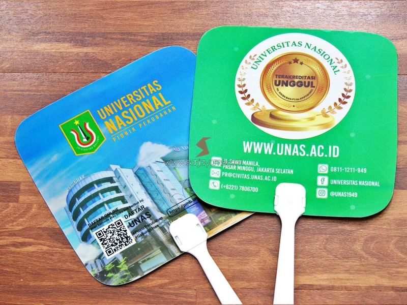 Souvenir Kipas Promosi - Universitas Nasional