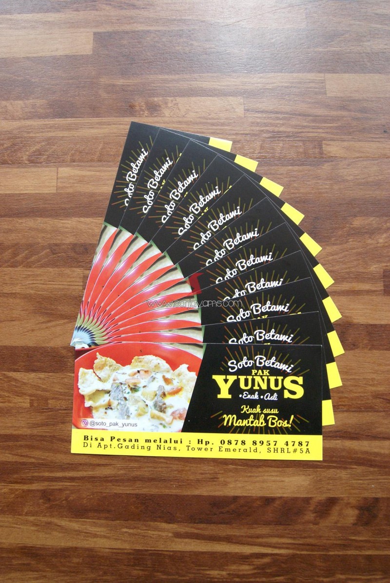 Sticker Soto Betawi Pak Yunus