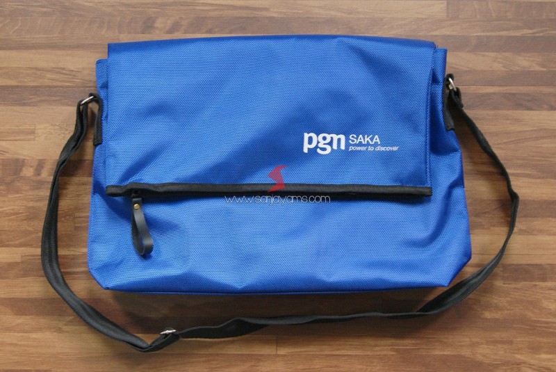 Tas Slempang Biru PGN SAKA