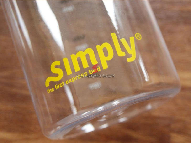 Tumbler cetakan logo simply