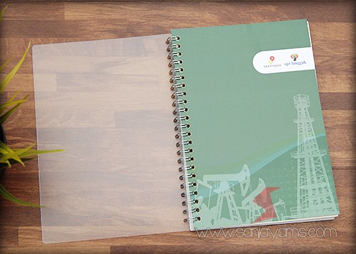 Custom Buku Note Book A5 - SKK Migas, SPR Langgak