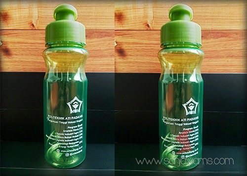 Souvenir Botol promosi - Politeknik Ati Padang
