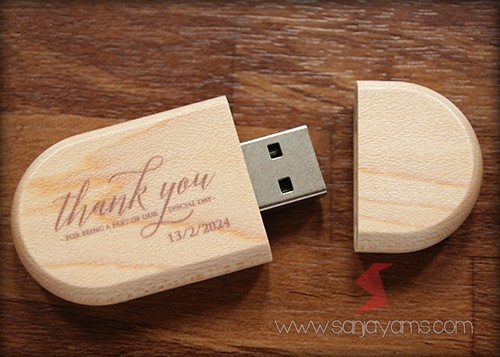 Merchandise Flasdisk Kayu Custom