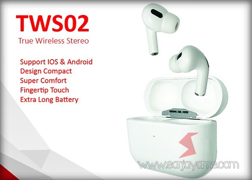 Jual TWS Earphone TWS02 Harga Murah GRATIS Ongkir area