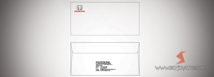 Amplop Honda