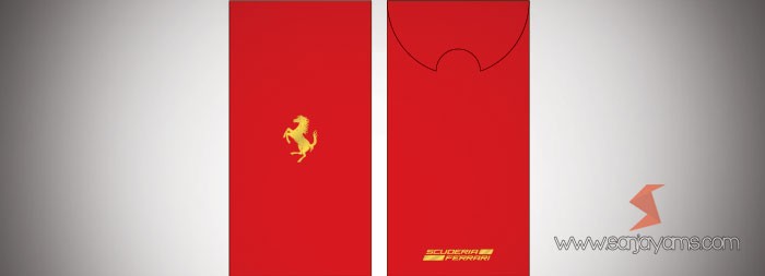 Cetak Angpao 2022 - Scuderia Ferrari