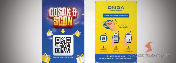 Cetak Voucher Gosok - PT ONDA