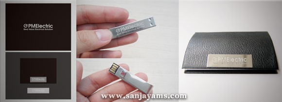 Gift Set 2 in 1 (Name Card & USB) PM Electric