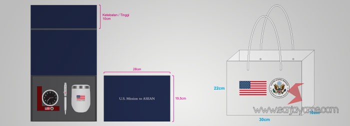 Gift Set dan Paper Bag US Mission