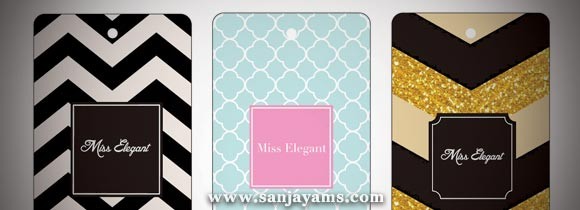 Hang Tag Miss Elegant