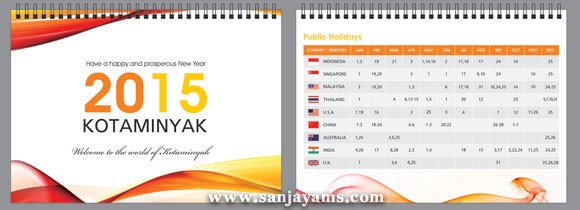 Kalender 2015 Kotaminyak