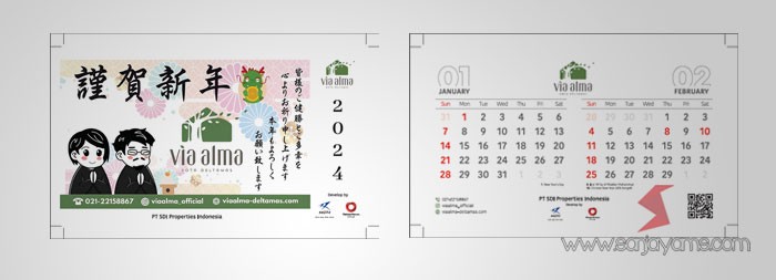 Kalender 2024 PT Via Alma