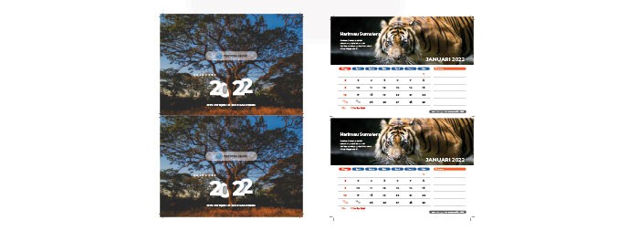 Kalender meja 2022 - Triputra
