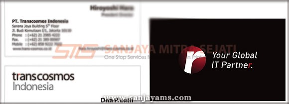 Kartu Nama PT Transcosmos