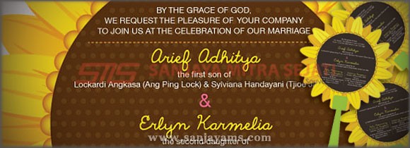 Kipas Wedding Erlyn Karmelia