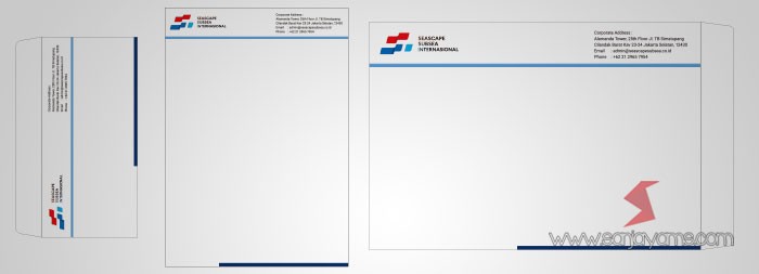 Kop Surat dan Amplop PT Seascape Subsea