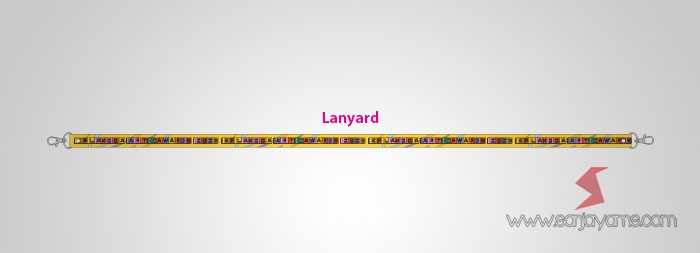 Lanyard 2 Kait - PT Gelora