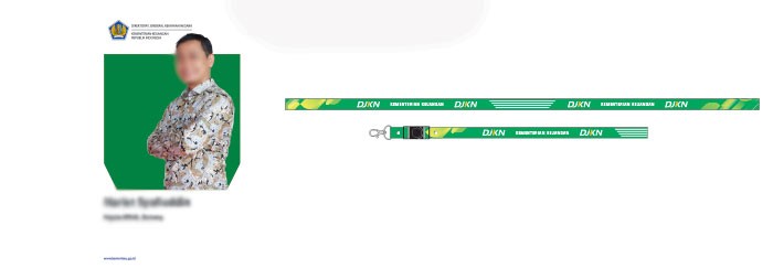 Lanyard dan ID Card DJKN KPKNL Bontang
