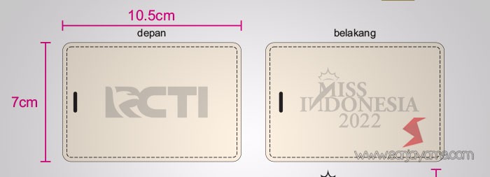 Luggage Tag Miss Indonesia 2022