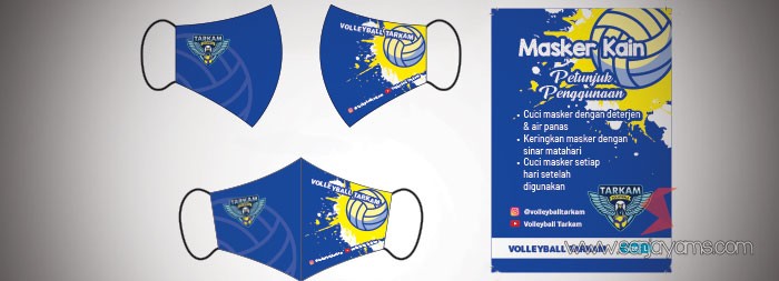 Masker Tarkam Volleyball
