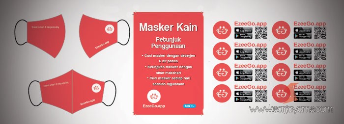 Masker dan Sticker EzeeGo