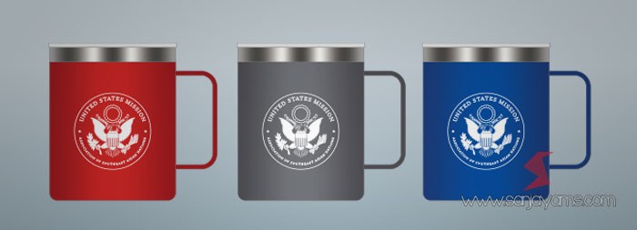 Mug Stainless US Embassy Kedutaan Amerika