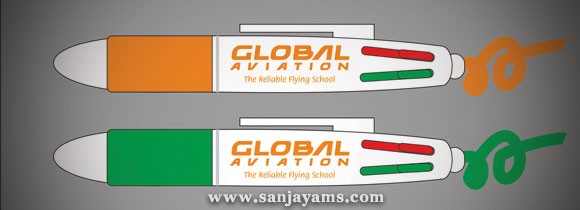 Pen 4 Warna Global Aviation