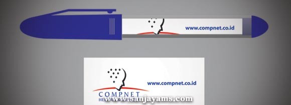 Pen Jell Biru Compnet
