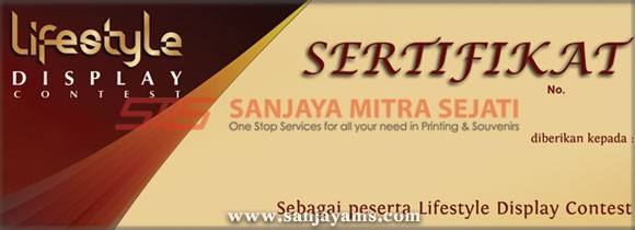 Sertifikat PT Maxistar